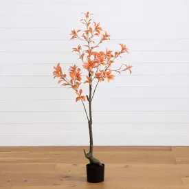 4.5' Autumn Pieris Artificial Fall Tree