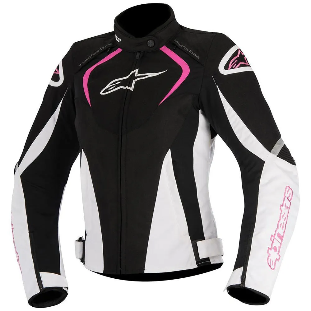 Alpinestars Stella T-Jaws v3 Waterproof Jacket Black White & Fuchsia