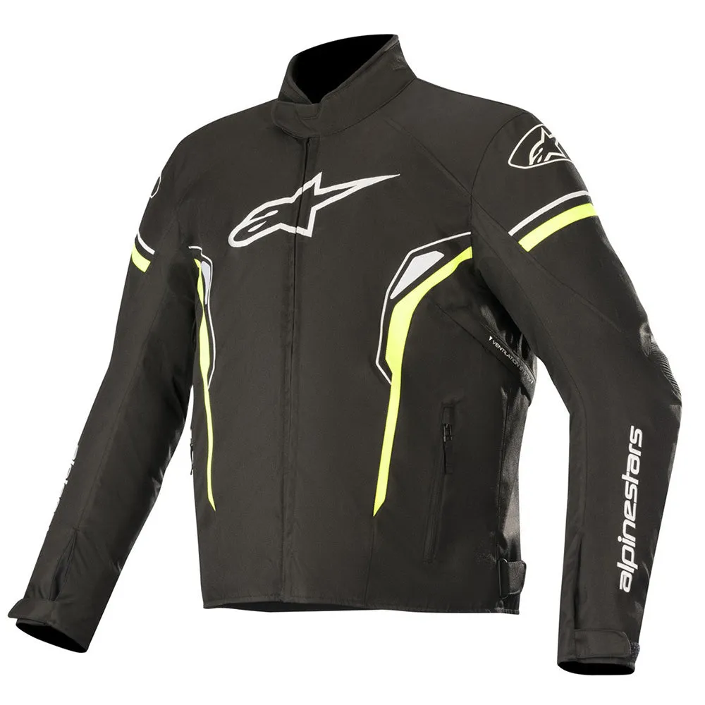 Alpinestars T-Sp-1 Waterproof Motorbike Jacket Black Yellow Fluo