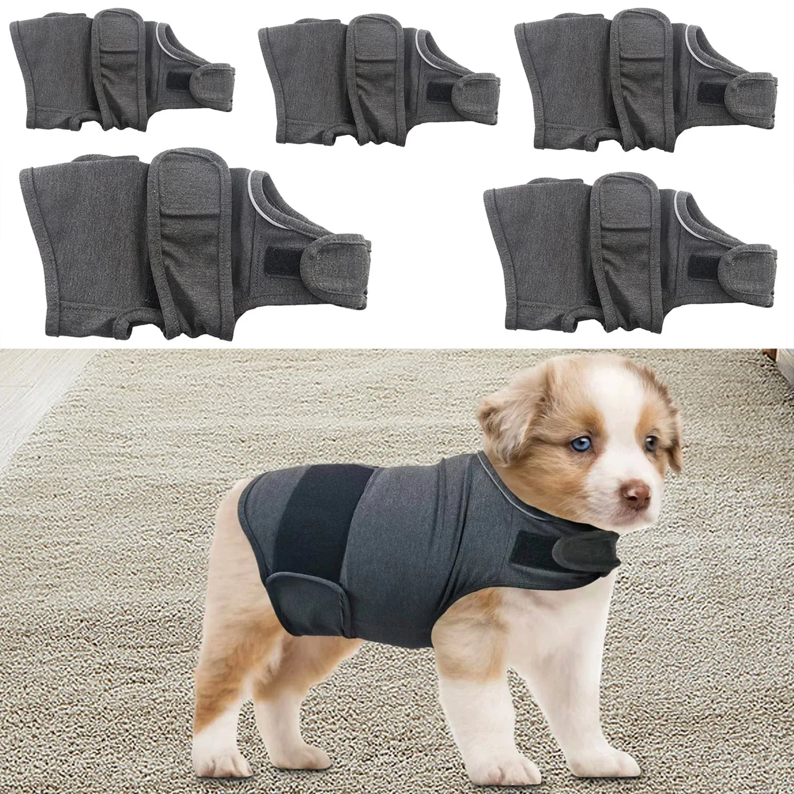 AnniePaw Dog Thunder shirts  Anxiety Jacket Thunder Vests For Dogs