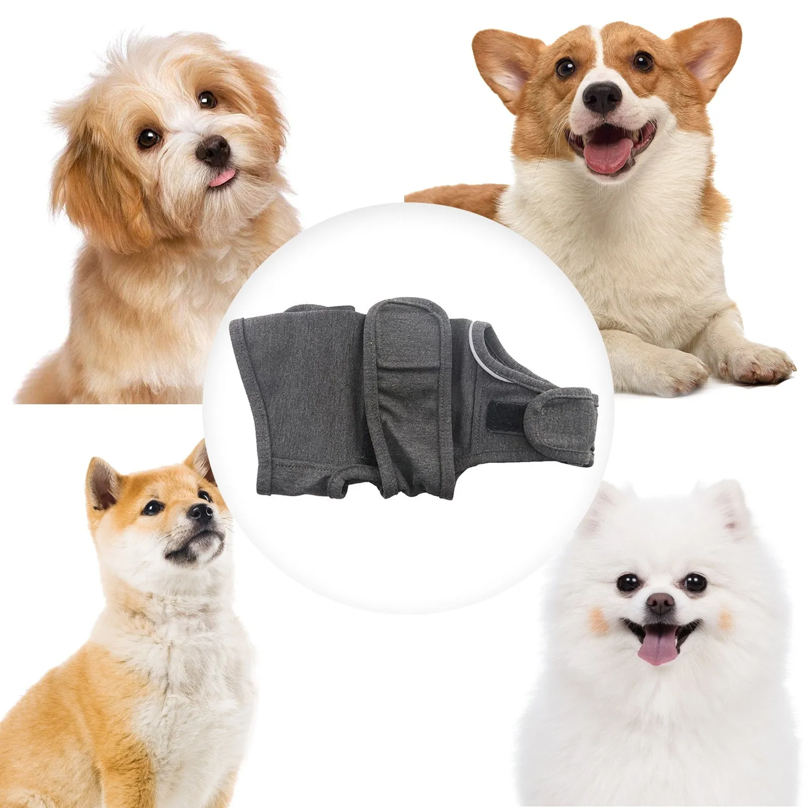 AnniePaw Dog Thunder shirts  Anxiety Jacket Thunder Vests For Dogs