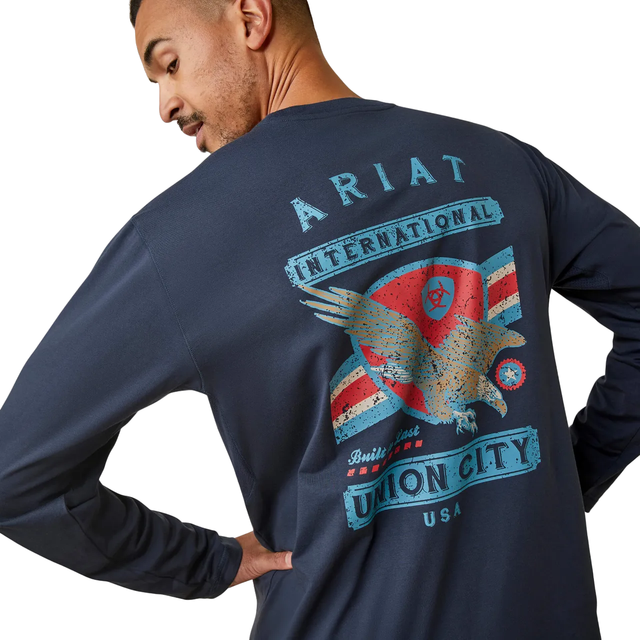 Ariat Clothing Rebar Workman Union Eagle T-Shirt