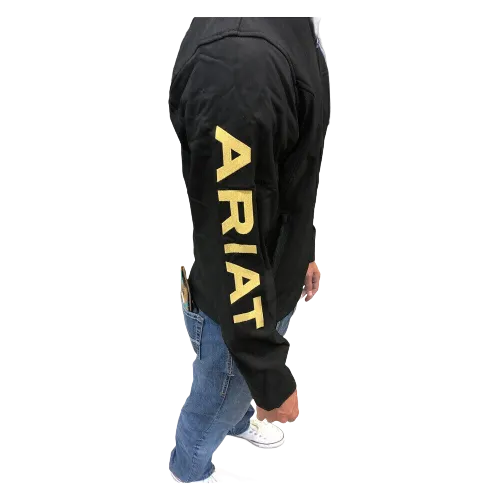 Ariat Men's Black & Gold Classic Softshell Jacket