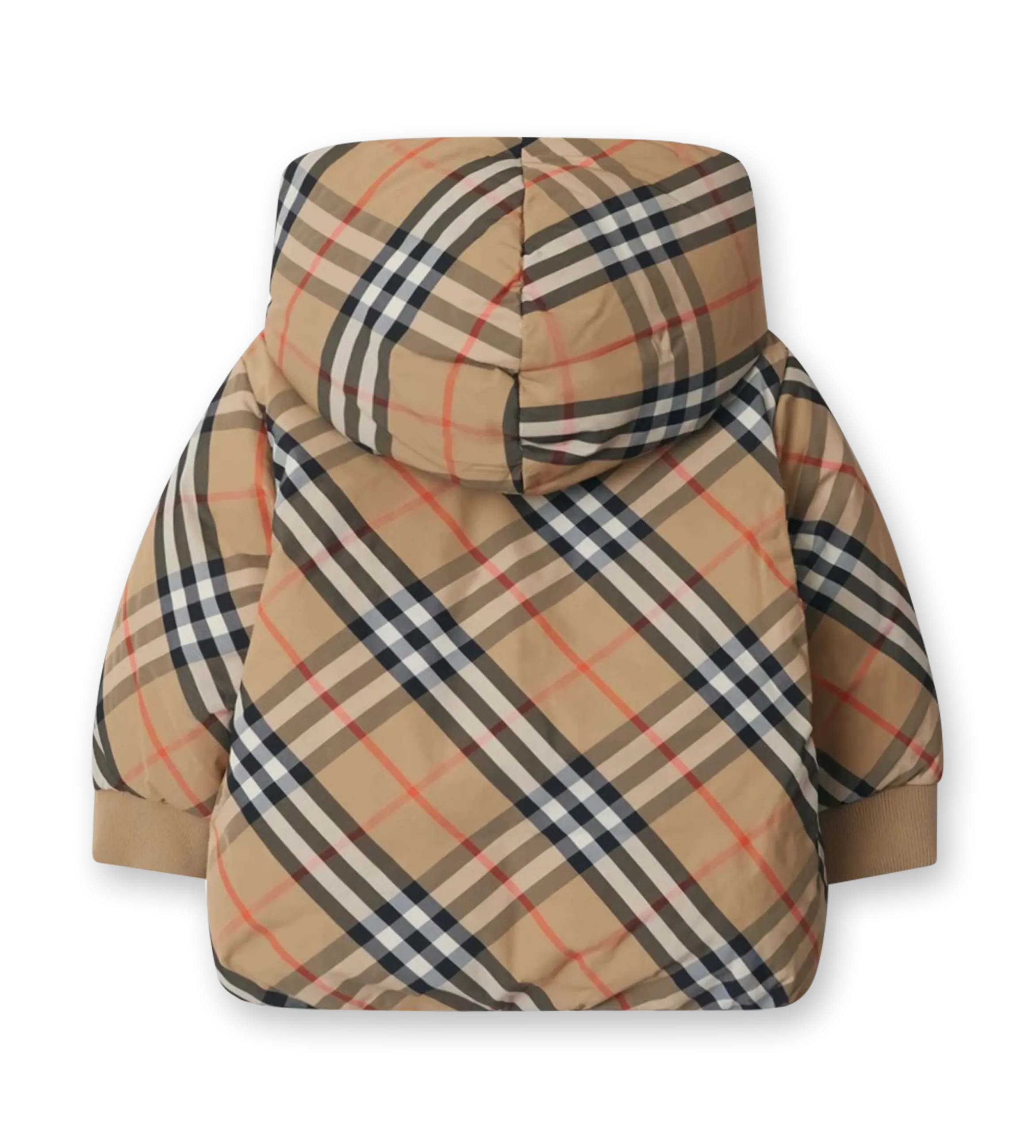 Baby Reversible Vintage Check Jacket Sand