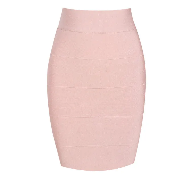 Bandage High Waist Bodycon Skirt