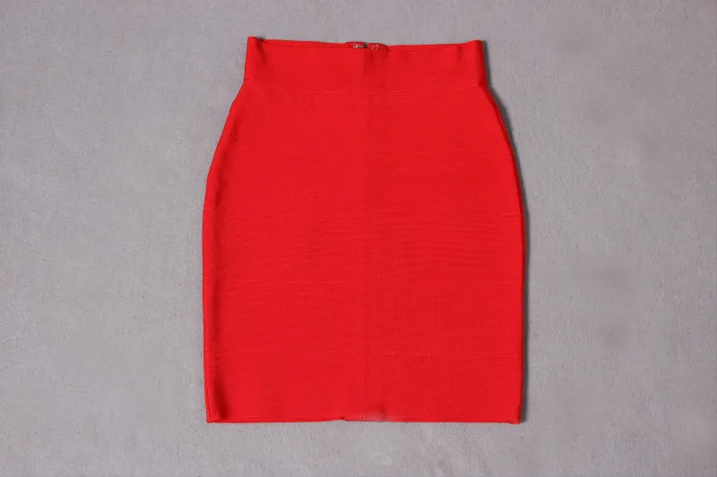 Bandage High Waist Bodycon Skirt