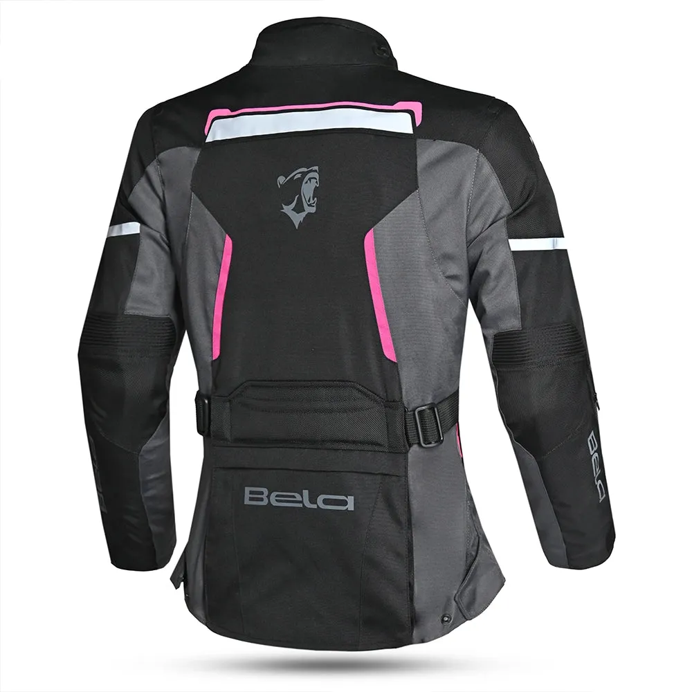 BELA Hurrican Lady Motorcycle Jacket Black Fuchsia