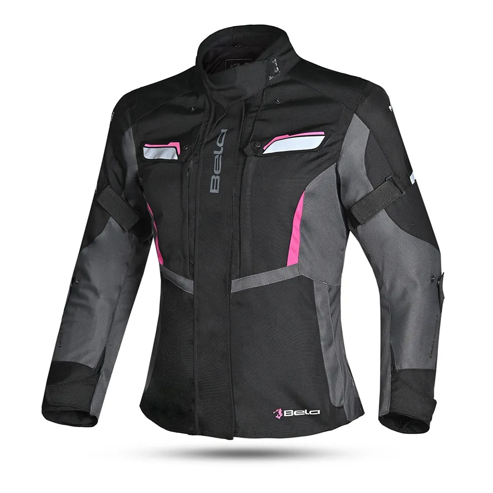 BELA Hurrican Lady Motorcycle Jacket Black Fuchsia