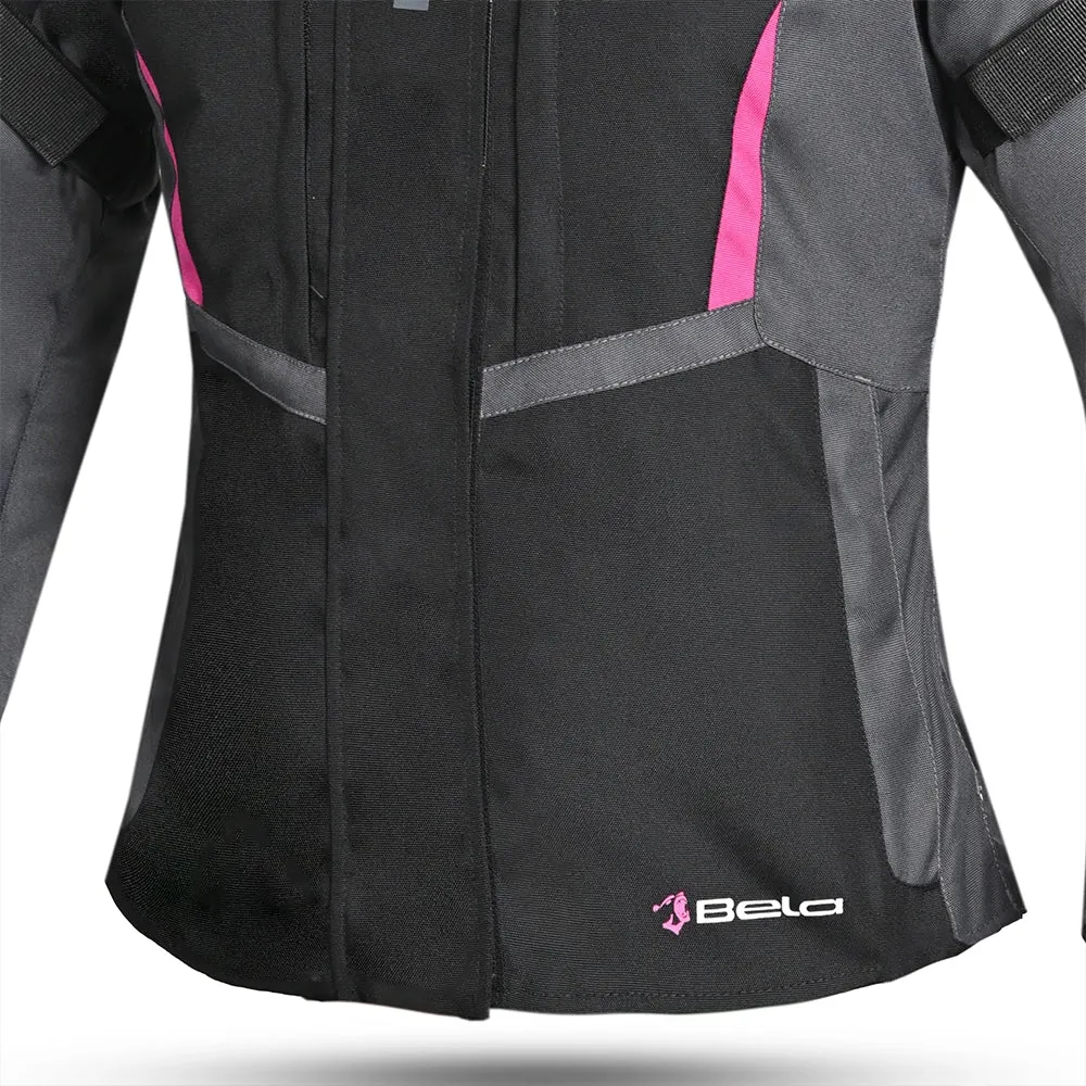 BELA Hurrican Lady Motorcycle Jacket Black Fuchsia