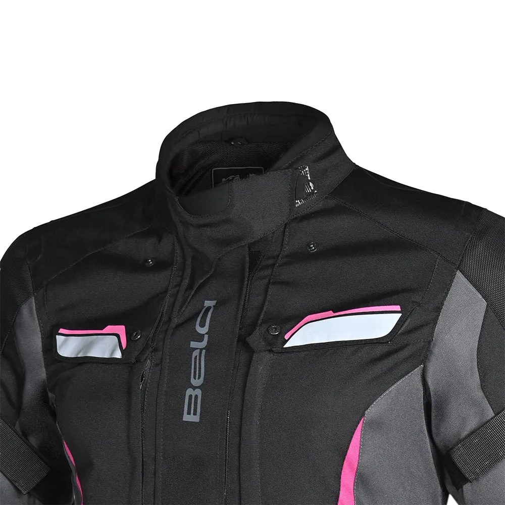 BELA Hurrican Lady Motorcycle Jacket Black Fuchsia