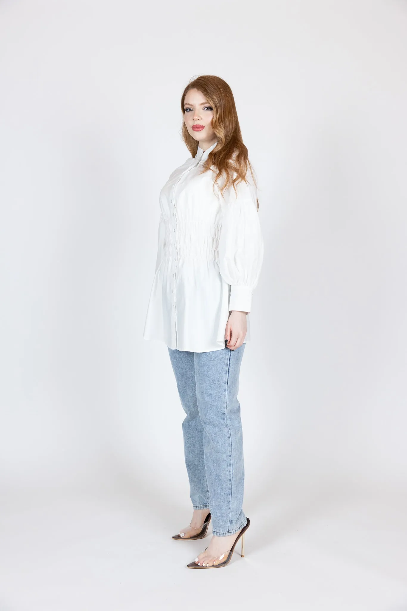 Bijou Waist Detailed Shirt