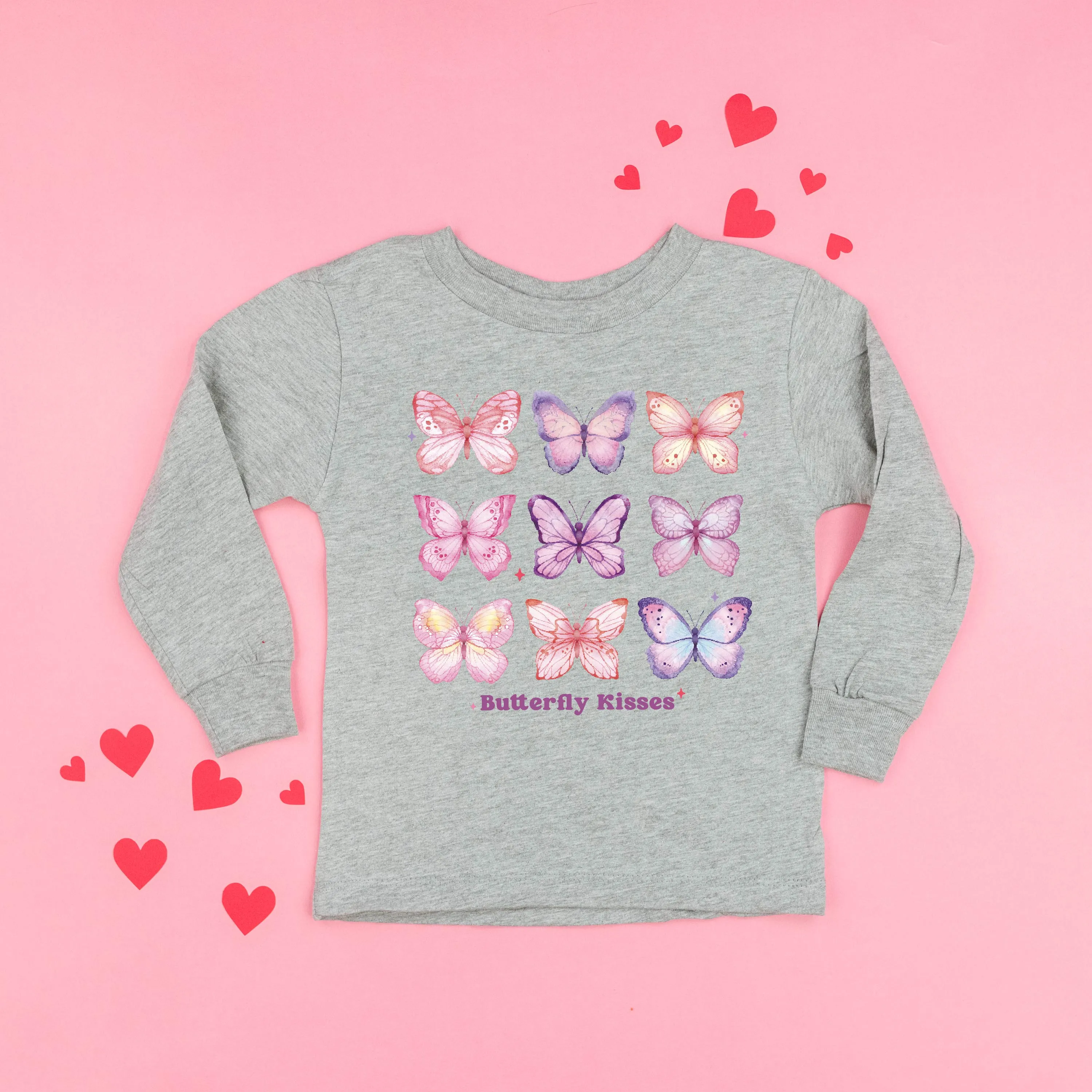 Butterfly Kisses - Child LONG SLEEVE Tee