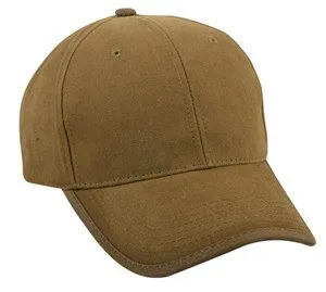 Canvas Hat with Poly Suede Trim