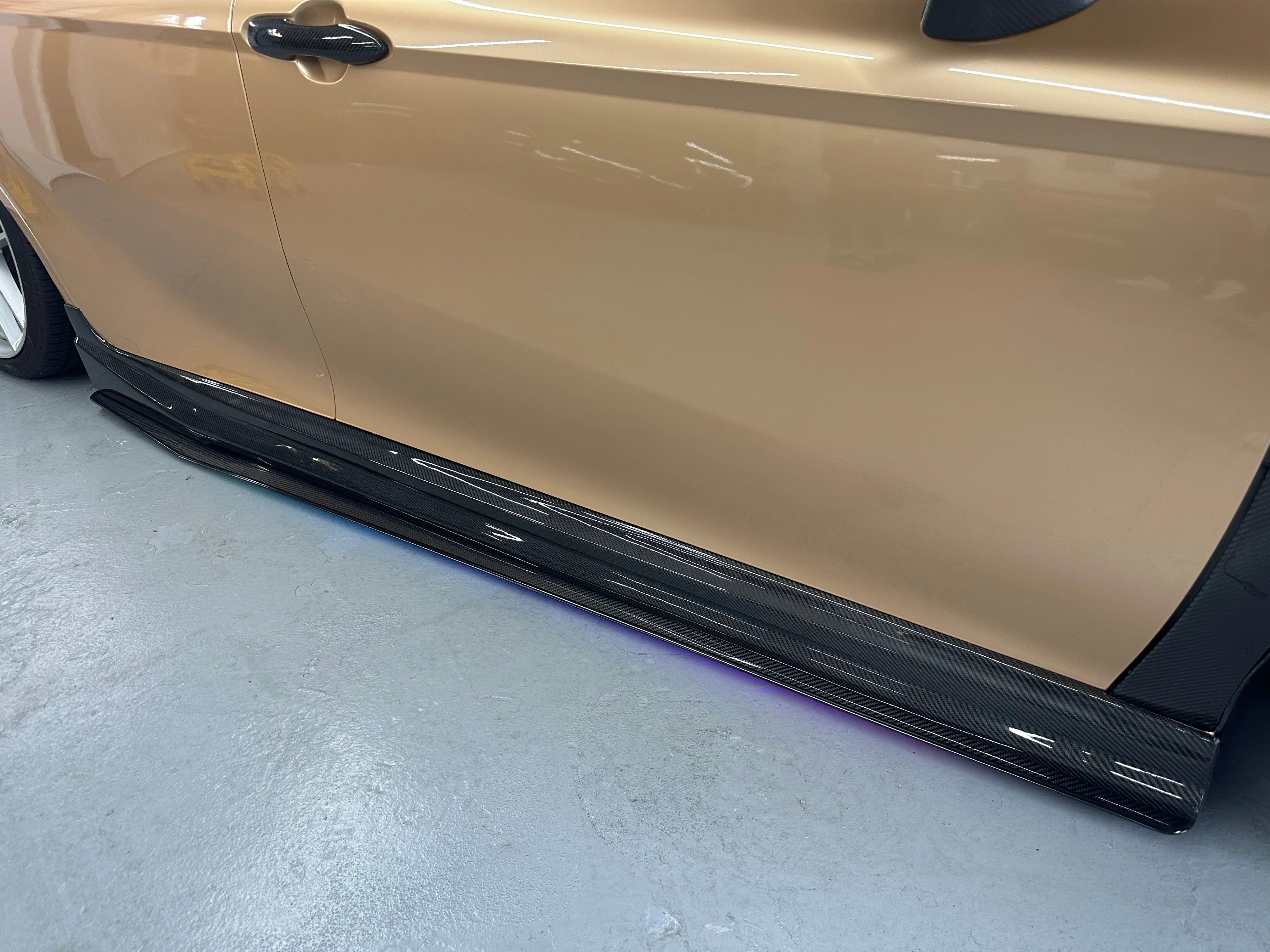 Carbon Fiber Side Skirts for 2018-2024 Toyota Camry Compatible Real Carbon Fiber - VIP Price