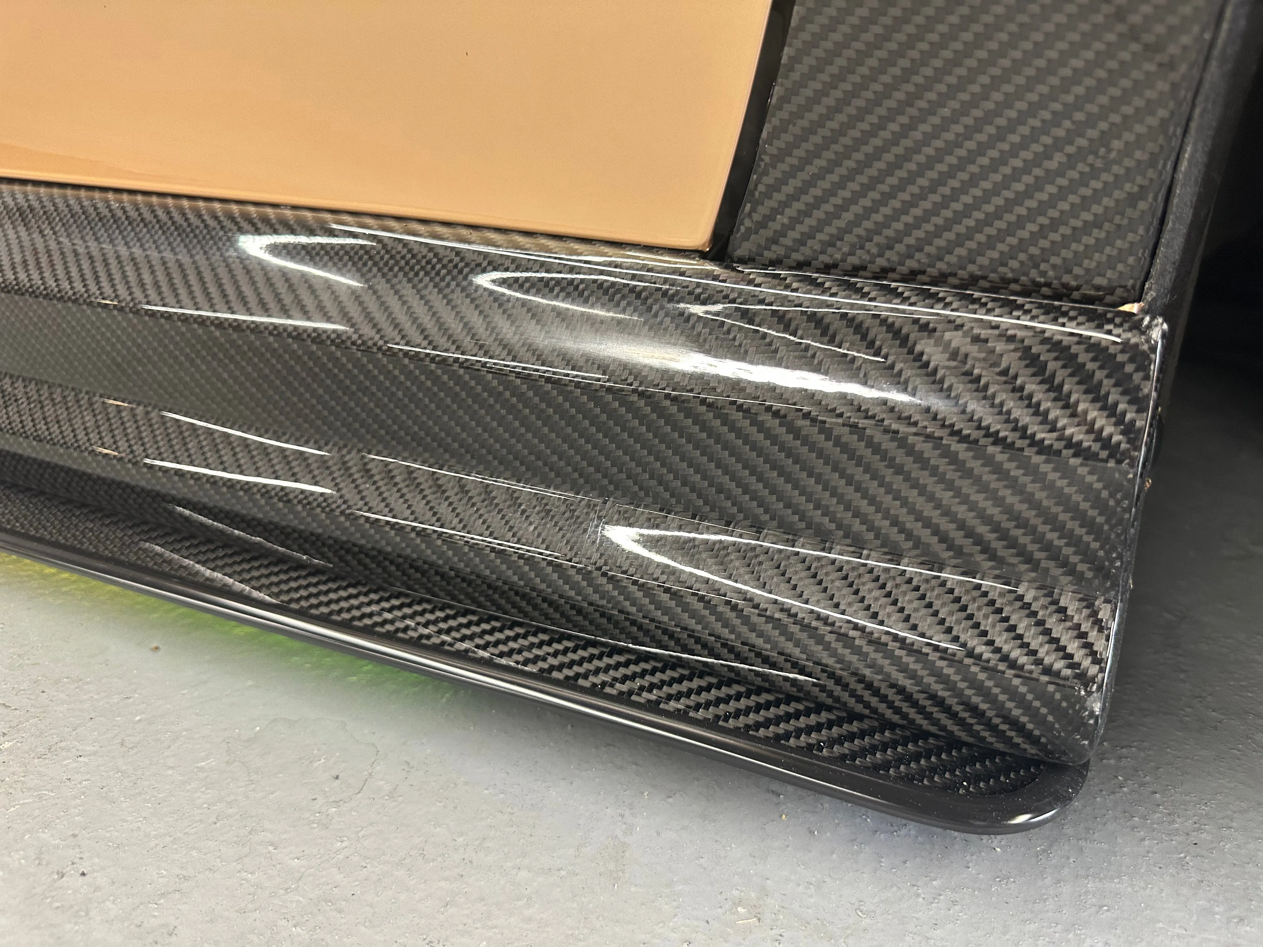 Carbon Fiber Side Skirts for 2018-2024 Toyota Camry Compatible Real Carbon Fiber - VIP Price