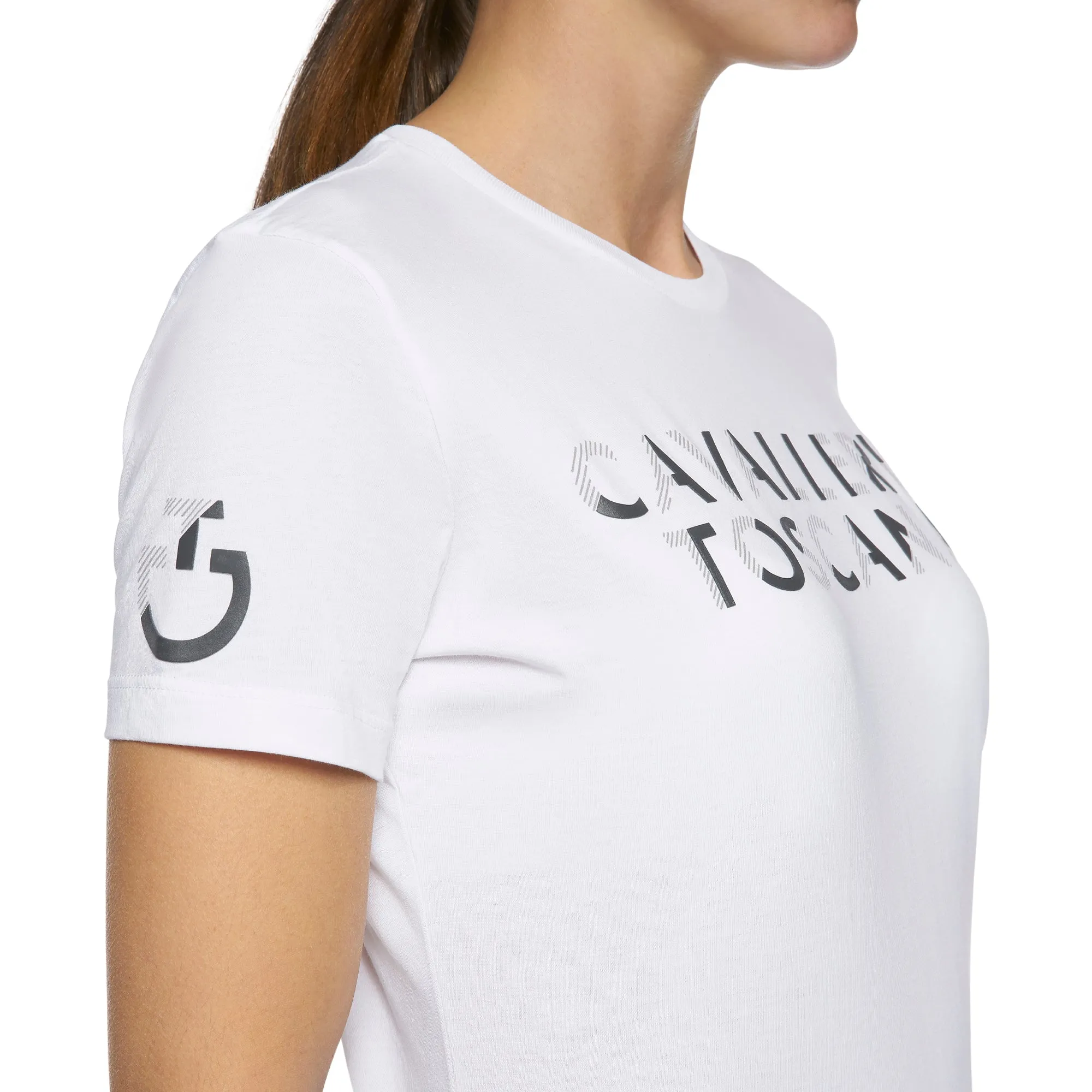 Cavalleria Toscana Ladies Embossed T-Shirt