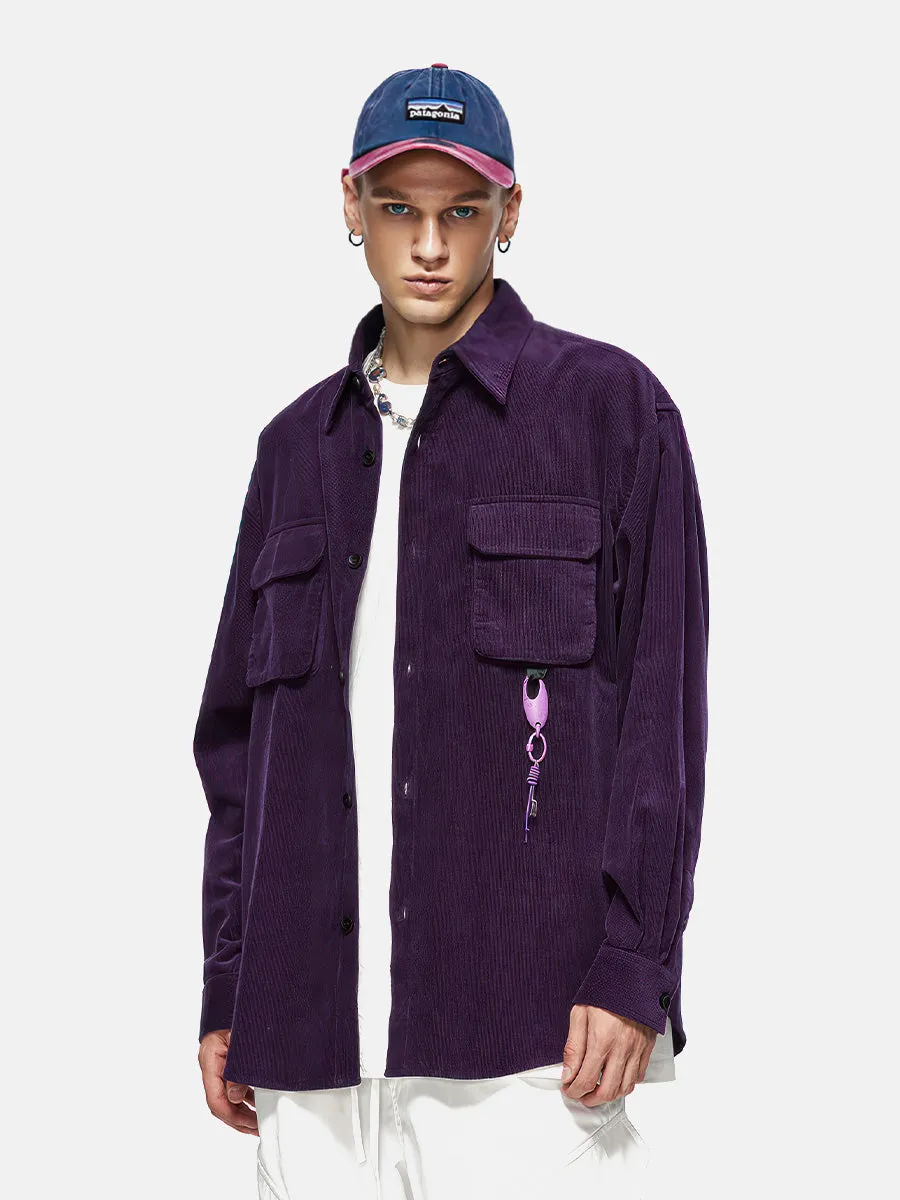 Corduroy Oversize Outerwear Shirt