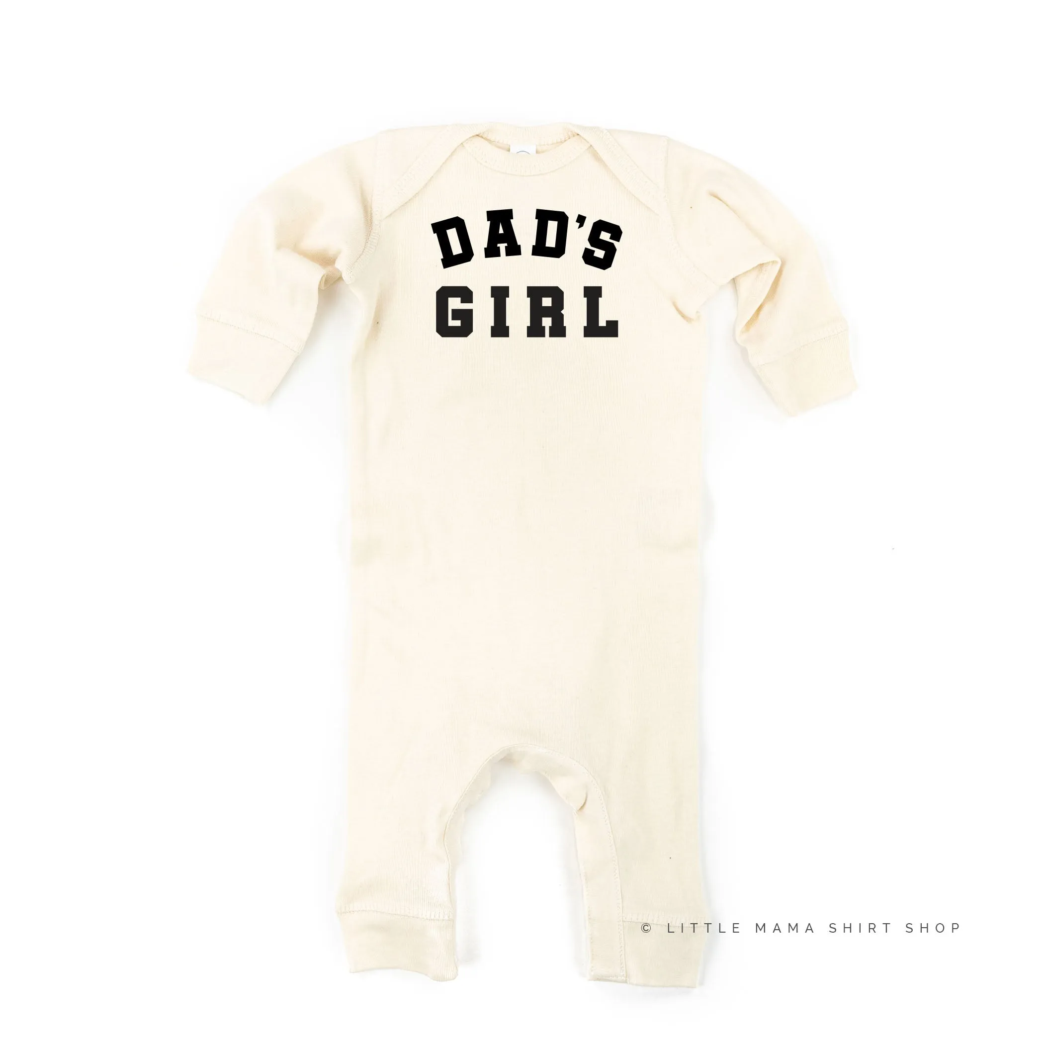 DAD'S GIRL - VARSITY - One Piece Baby Sleeper