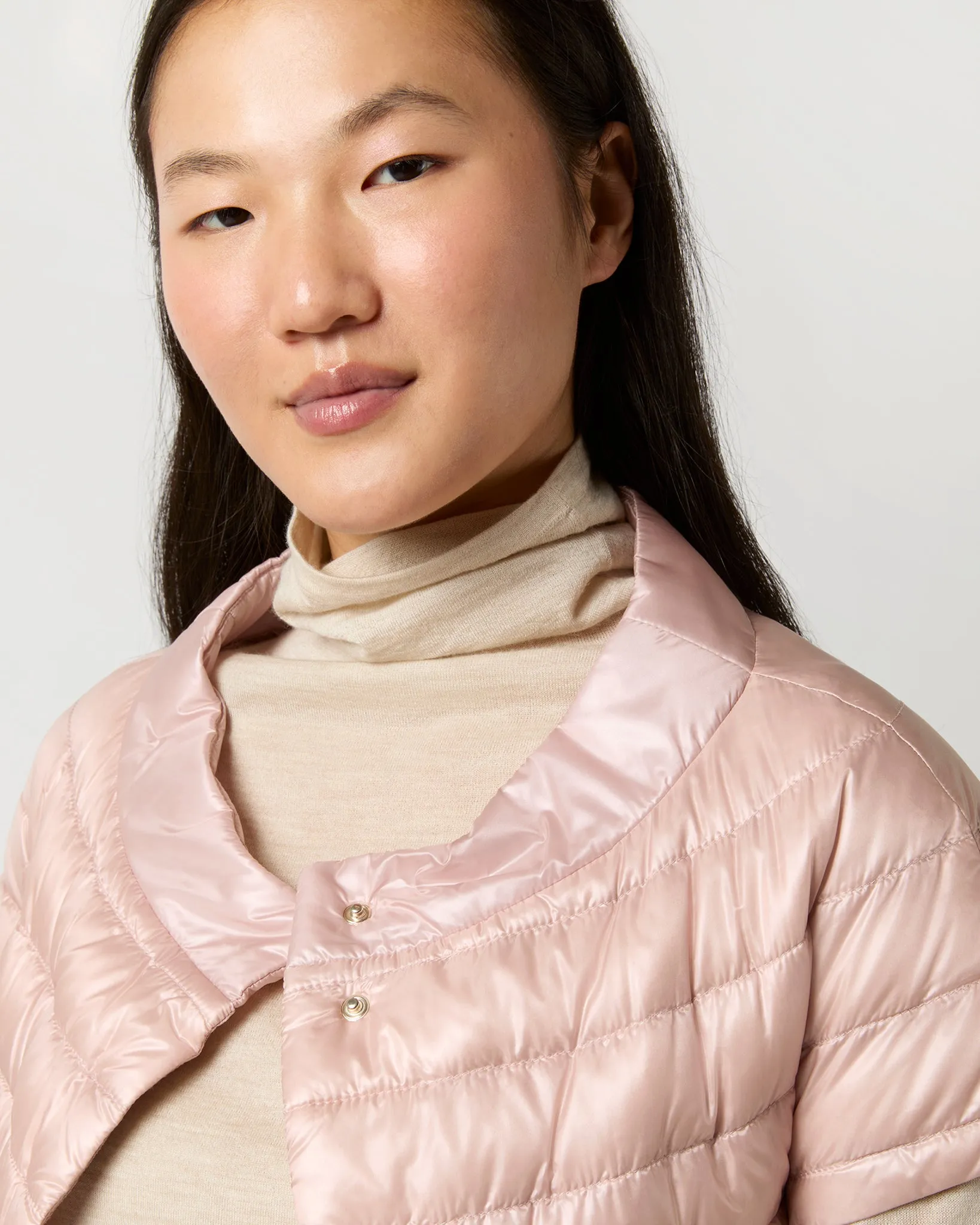 Emilia Cap-Sleeve Jacket in Rose Pink