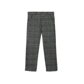 English Green Plaid Pants