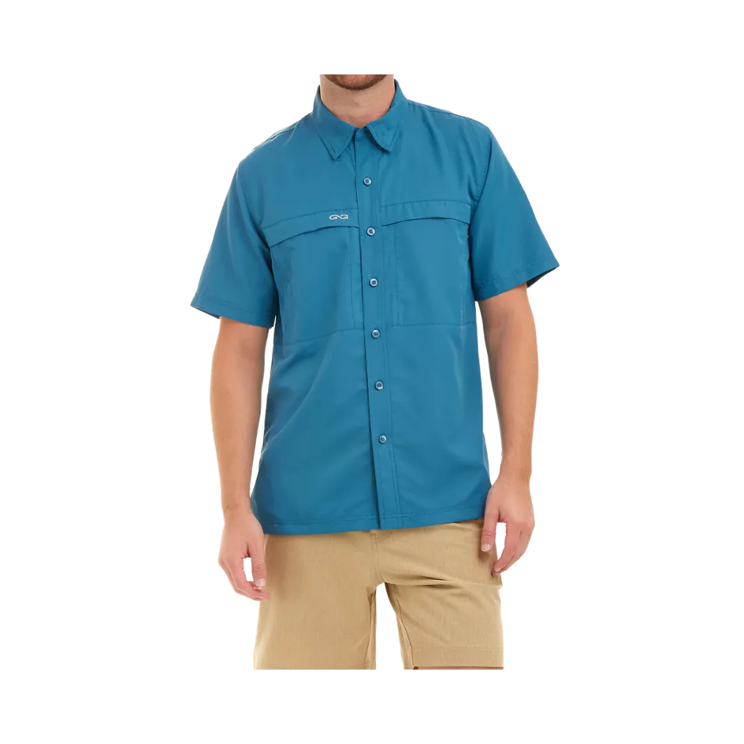 Gameguard Men's Wahoo Classic Microfiber Blue Shirt