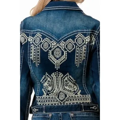 Grace Women's in LA Denim Dark Blue Jacket