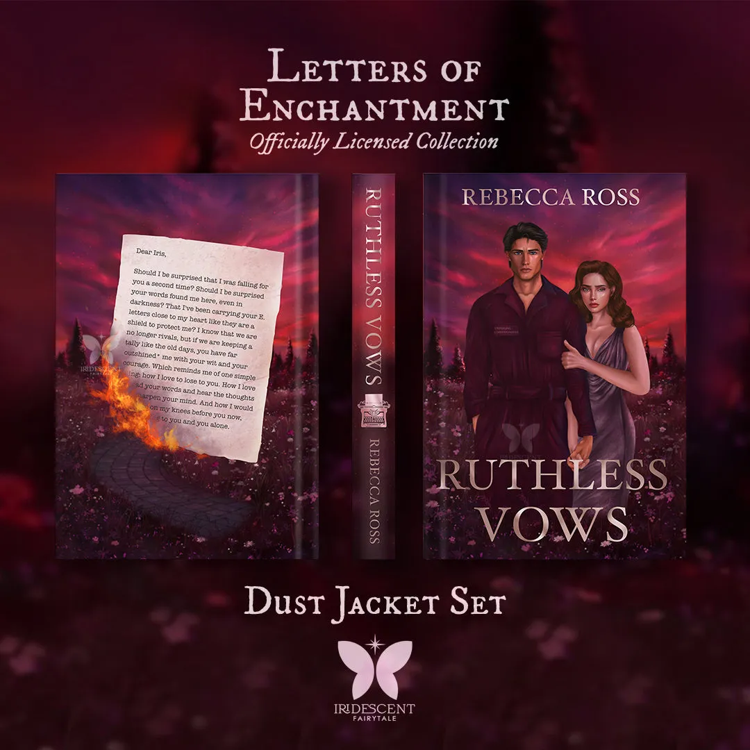 Letters of Enchantment Series by Rebecca Ross - Metallic Foiled Dust Jacket Set - Officially Licensed