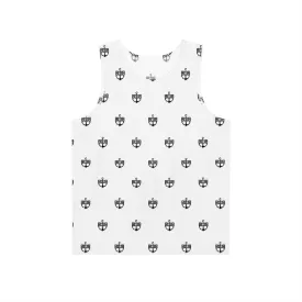 Men's White BWB All Over Print Tank