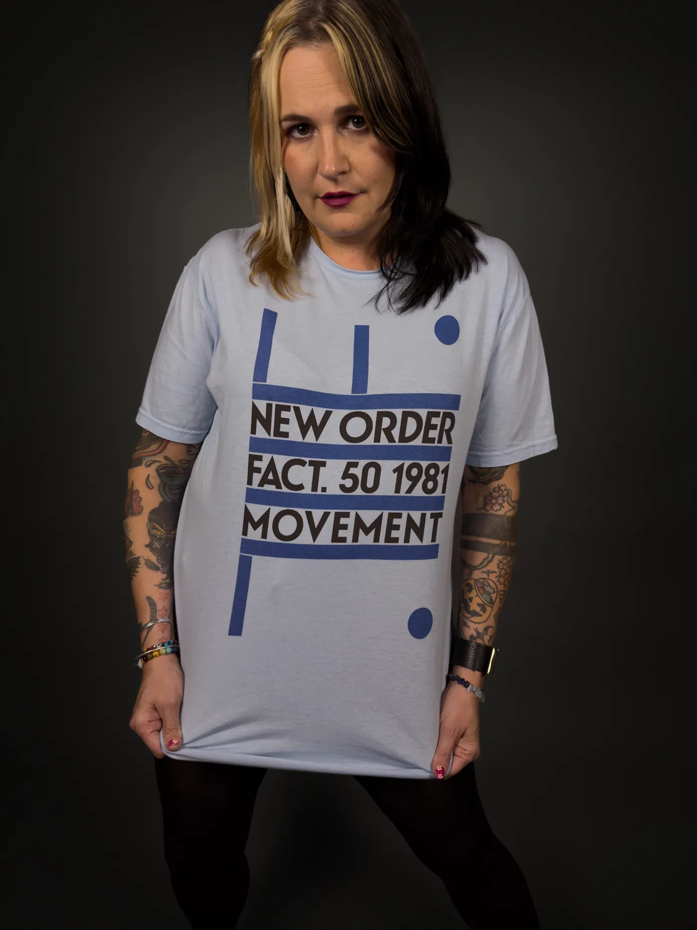 New Order "FACT. 50 1981 Movement" OFFICIAL Licensed T-Shirt