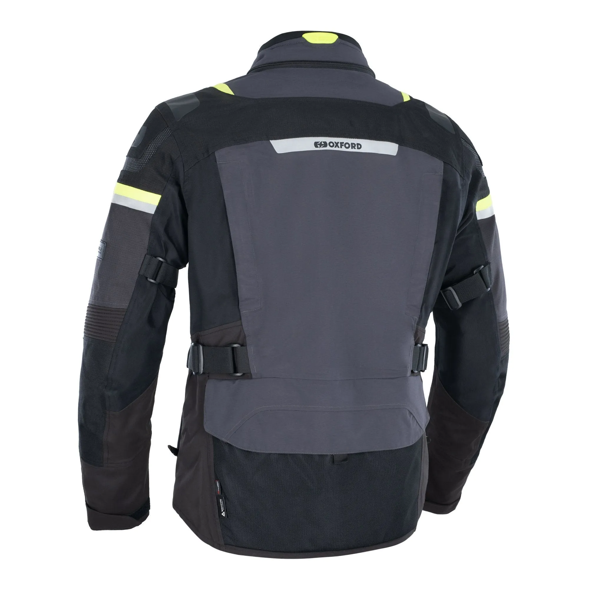 Oxford Stormland D2D Men's Motorcycle Jacket Gry Black Fluo