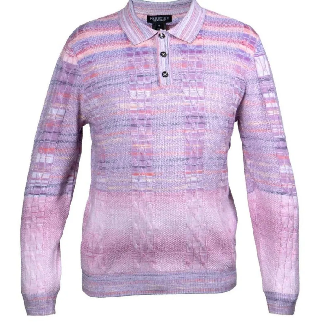 Prestige wool blend polo luxury sweaters