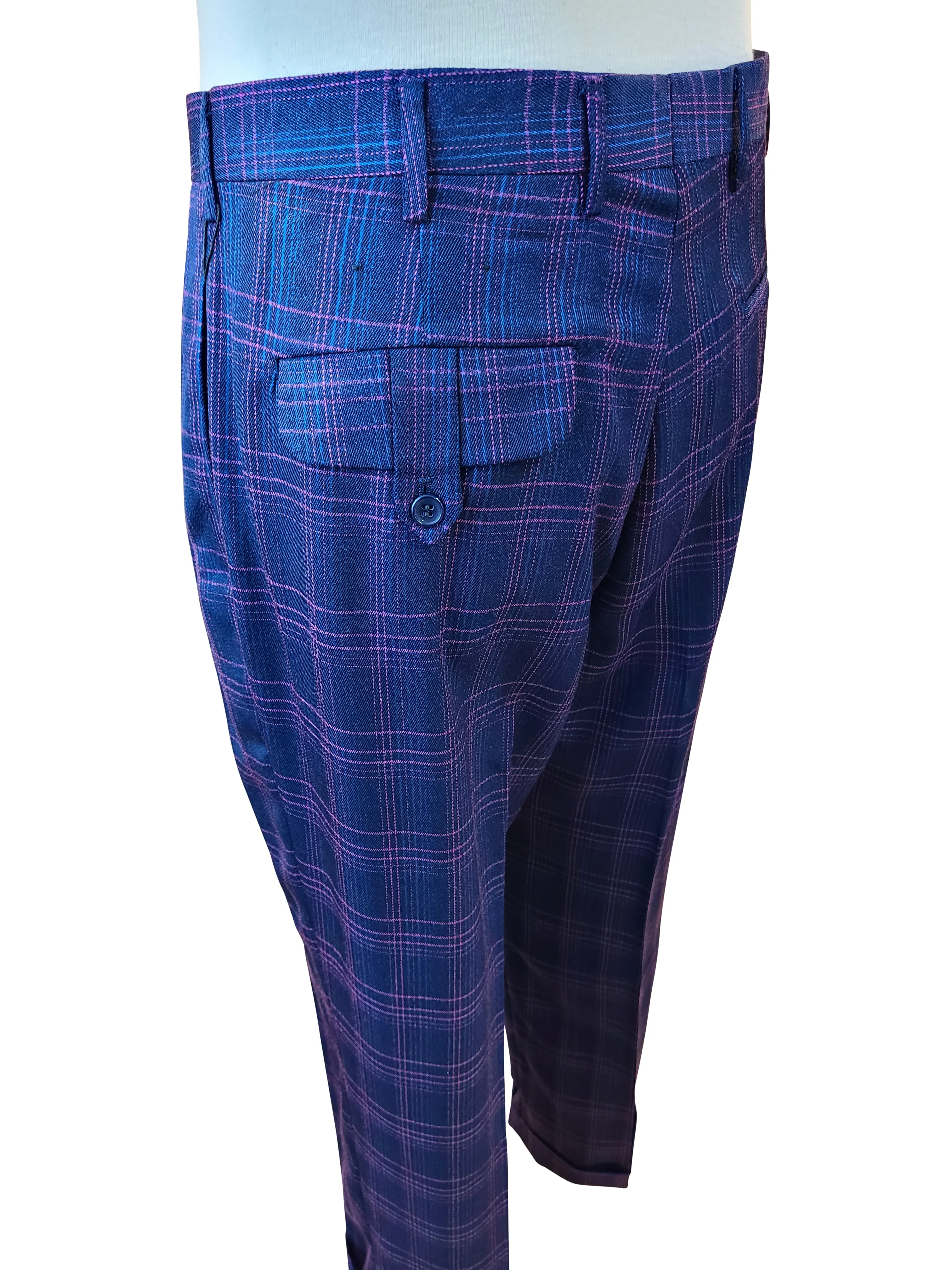 Pronti pleated Plaid Pants