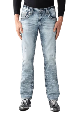 Rock Revival Men's Deen J203 Straight Jeans