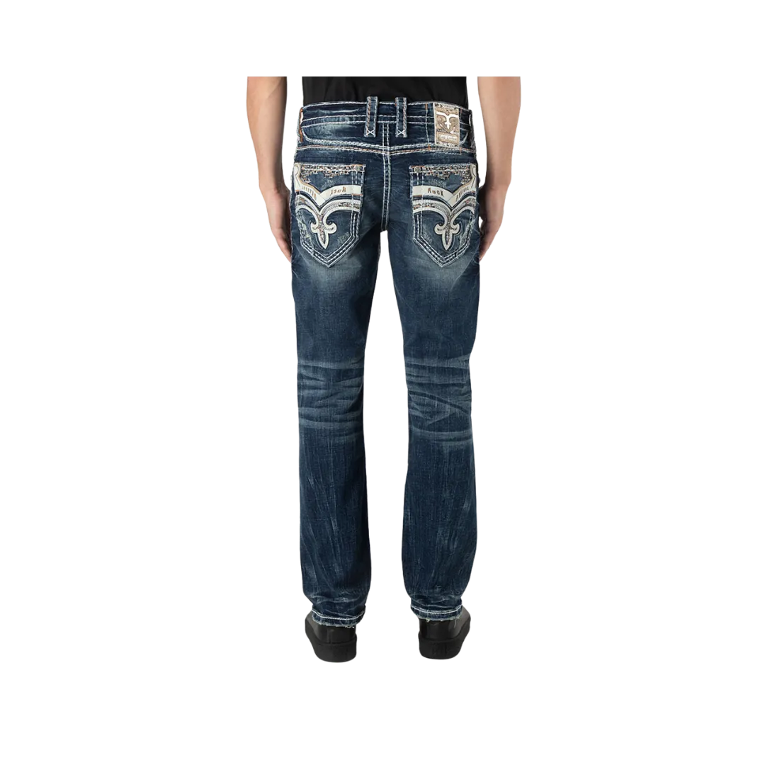 Rock Revival Men's Ronin Straight Cut Jeans