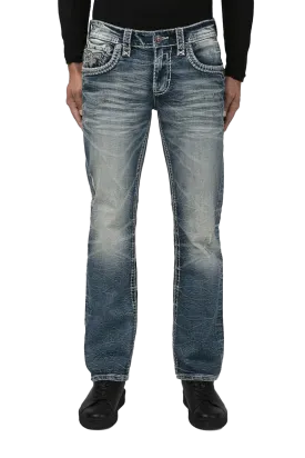 Rock Revival Men's Waterfall J200 Straight Jeans