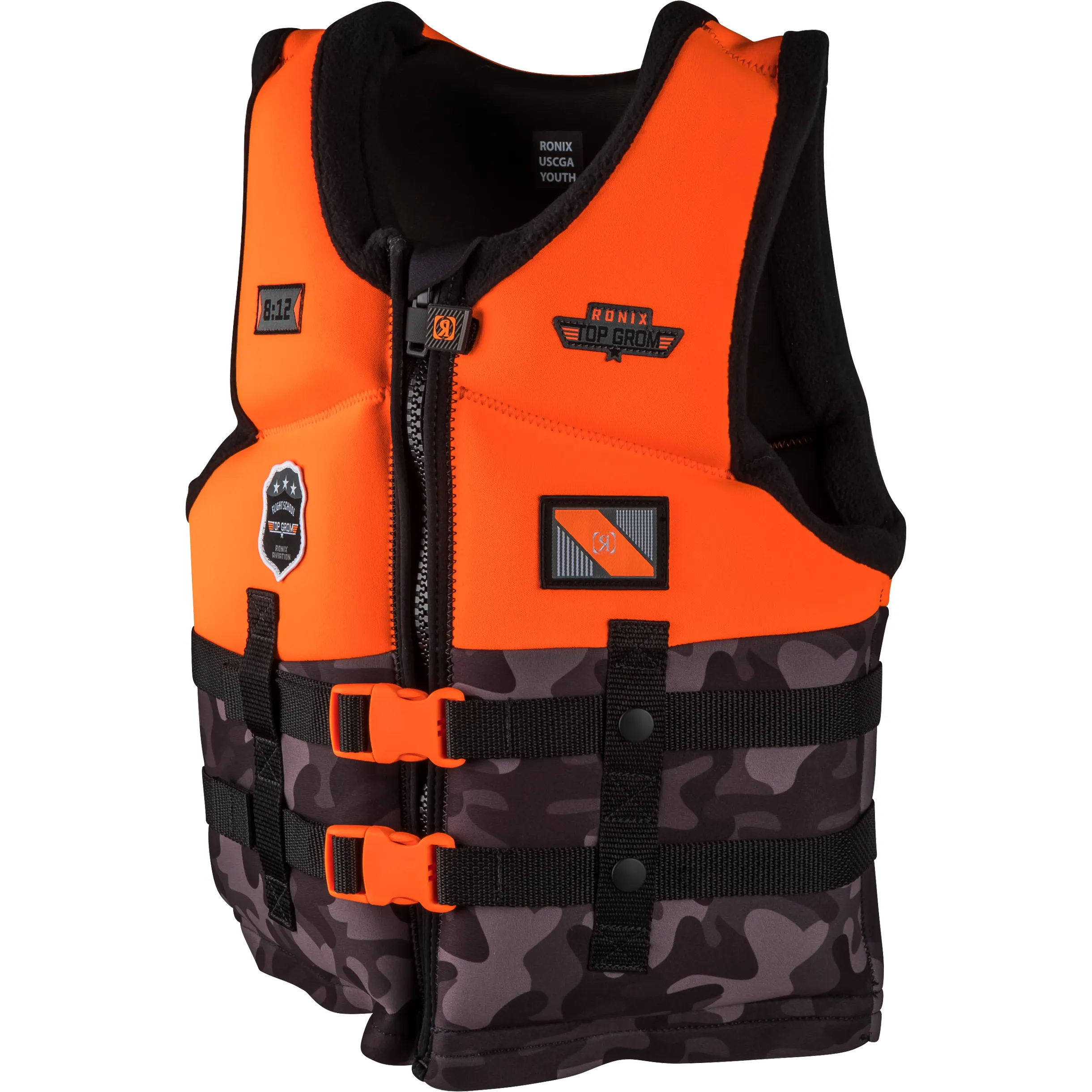 Ronix 2025 Top Grom Boys CGA Wake Vest