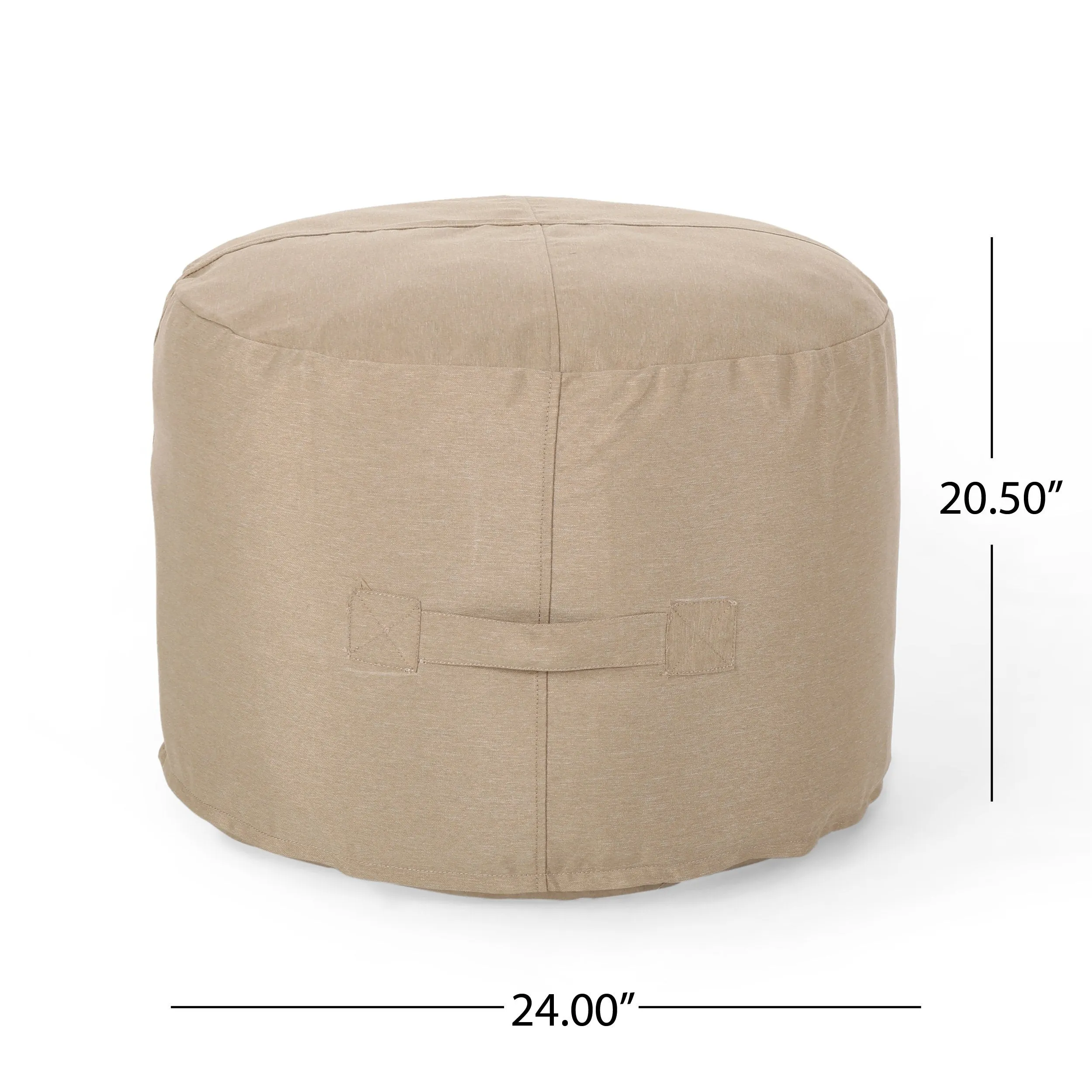 Slone Indoor Water Resistant 2 Ottoman Pouf