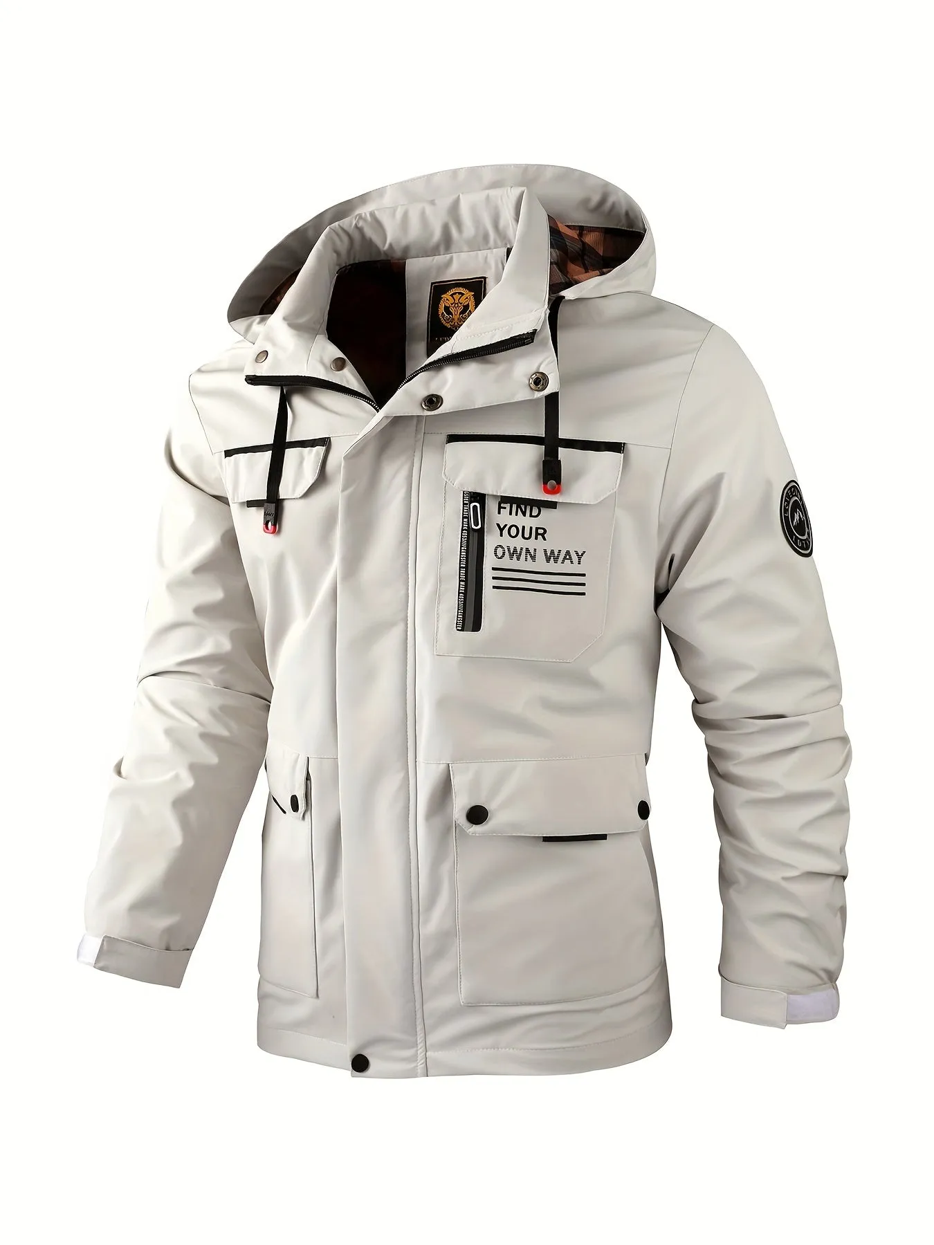 Springready Mens Casual Windbreaker Jacket Elevate Your Style