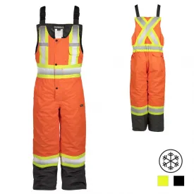 TERRA 116507 HI-VIS INSULATED WATER RESISTANT OVERALL