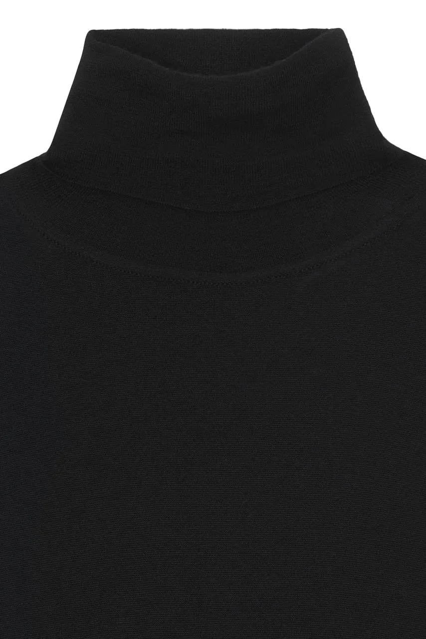 THE SUPER LIGHT ROLLNECK SWEATER | Black