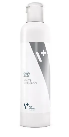 Vet Expert White Shampoo - Shampoo For Dogs And Cats With Light Coats - 250 Ml