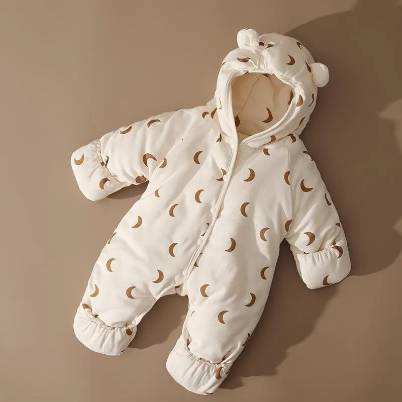 Warm Winter Cotton Padded Jumpsuit