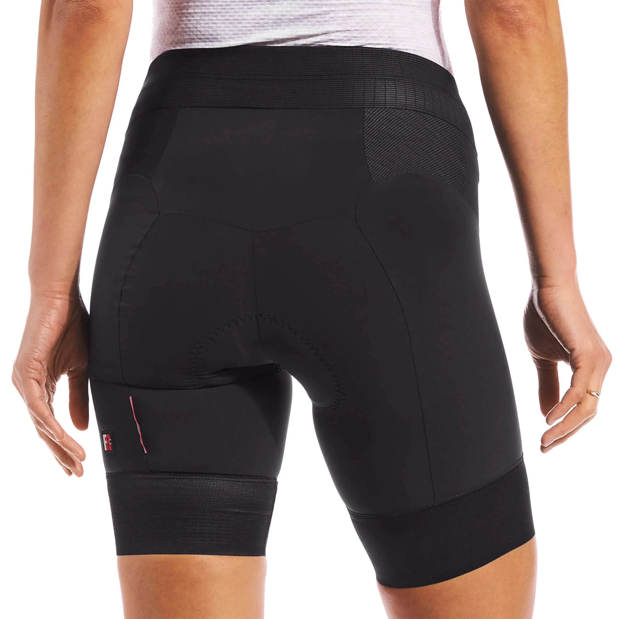 Women's FR-C Pro Solid Black Tri Short