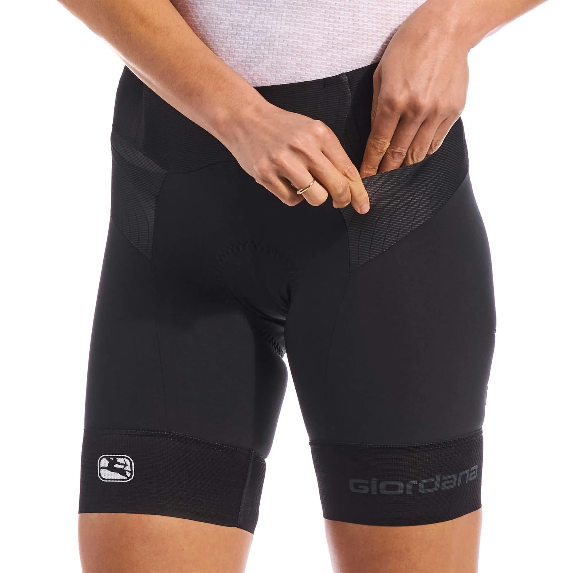 Women's FR-C Pro Solid Black Tri Short